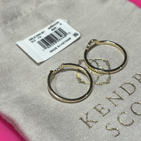 ✨FINAL HR TO BUY✨ NWT Kendra Scott Emilie Ring Kendra Scott Rings Gold Size 9 - Picture 6 of 9